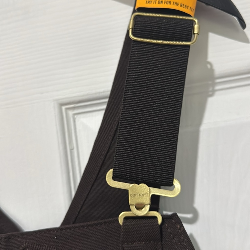 Carhartt Dark Brown Bib Overalls - Picture 6 of 10